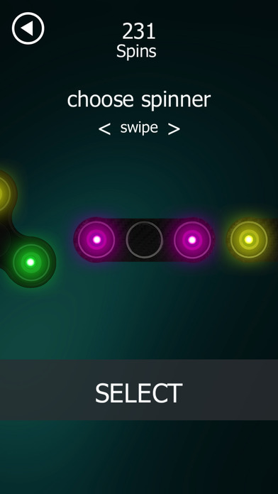 Glow Finger Spinner Fidget - Lighting Hands 2k17 screenshot 2