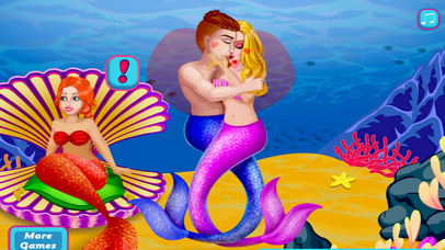 Mermaid Romantic Kiss screenshot 3