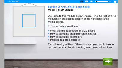 Functional Skills Maths 2D Shapes screenshot 2