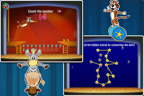Circus Math School-Preschool Toddler learning game screenshot 4