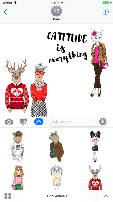 Cool Animals and Puns Stickers screenshot 2