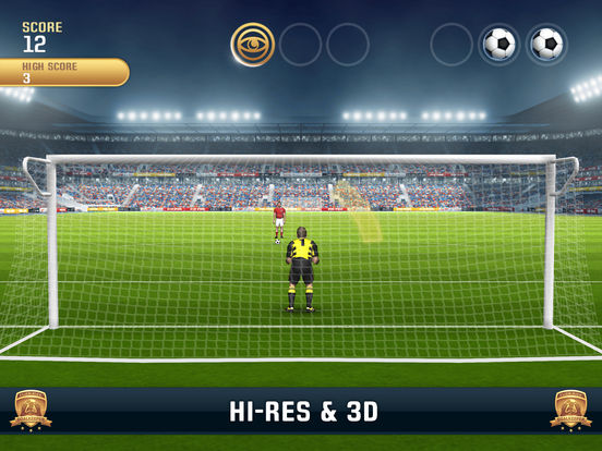 Screenshots of Flick Kick Goalkeeper for iPad