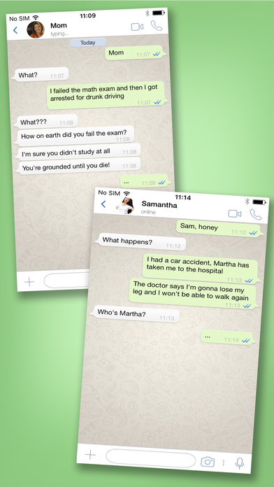 Fake chat conversations – funny text pranks screenshot 3