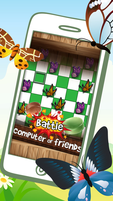 Butterfly Themes Checkers Board Puzzles Games Pro screenshot 2