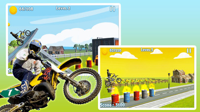 FreeStyle Tricky Stunt Bike 3D Simulator screenshot 2