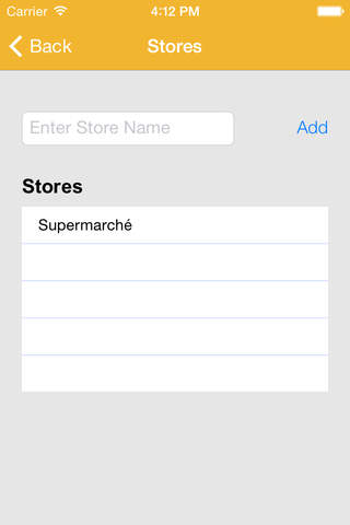e-Shopping List screenshot 3