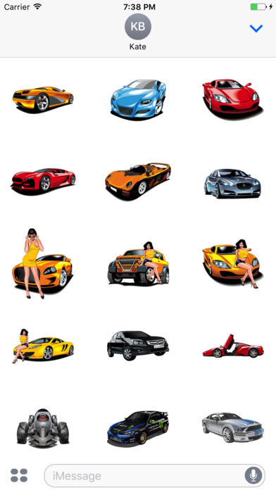 CarMojis - HD Car Stickers screenshot 2