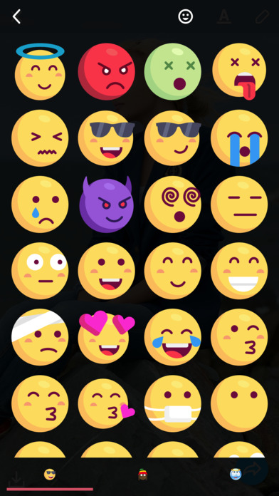 Emojis funny Sticker screenshot 2