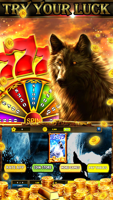 Wild Wolf World Slots: Creed to the Casino Jackpot screenshot 2