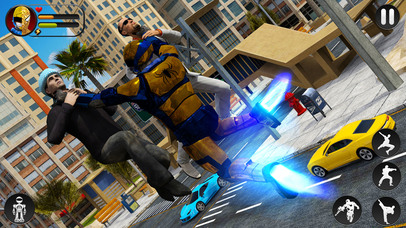 Spider Transformer Flying Robot: City Fight - Pro screenshot 2