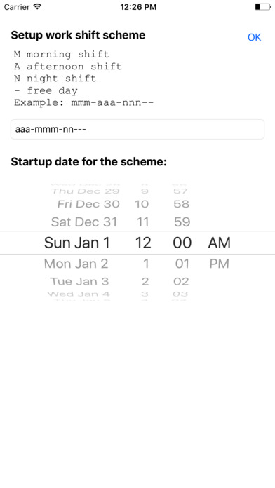 Work Shifts Scheduler screenshot 2