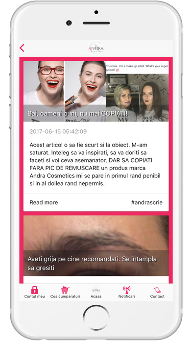 Andra Cosmetics App screenshot 2