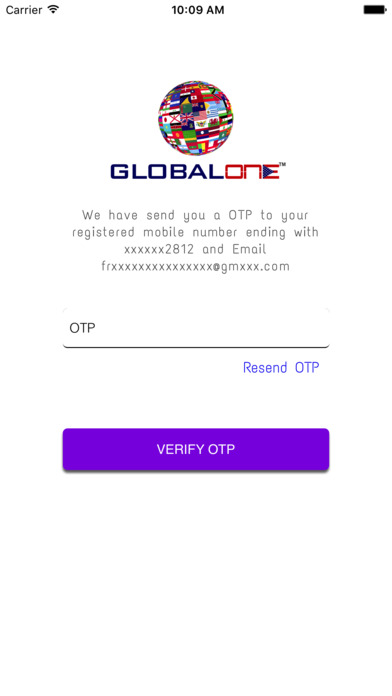 GlobalOne International screenshot 2