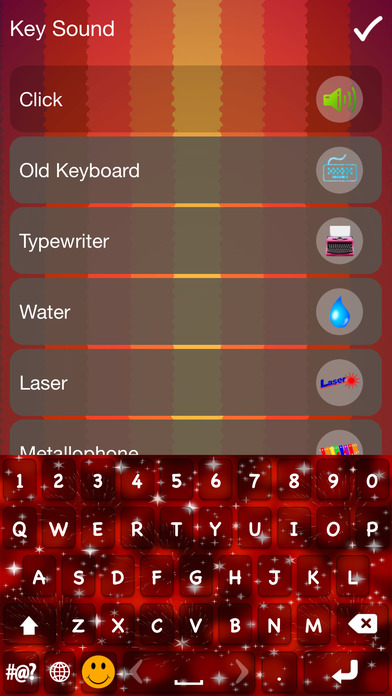 Red Keyboard Skin Changer - Cool Fonts and Emoji screenshot 3
