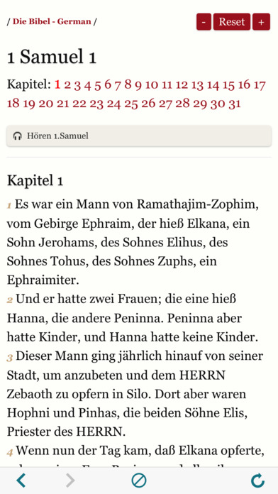 German Holy Bible Audio and Text - Luther Version screenshot 3