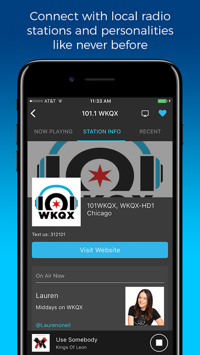 NextRadio - Live FM Radio screenshot 4