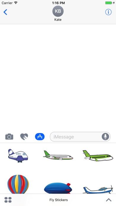 Fly Air and Plane Stickers screenshot 2