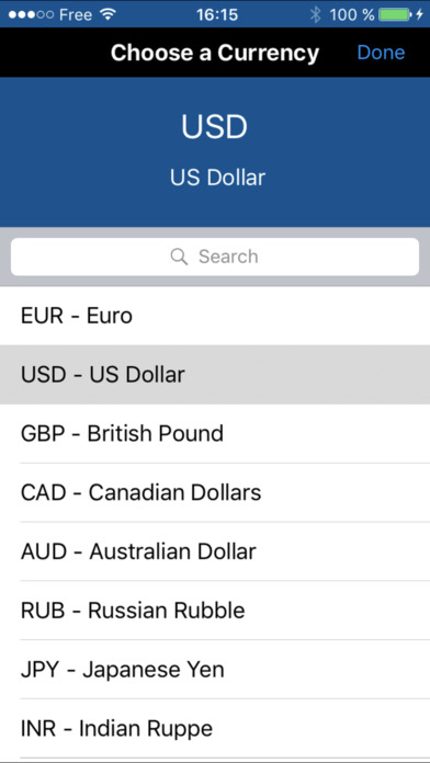 OCC - Offline Currency Converter screenshot 2