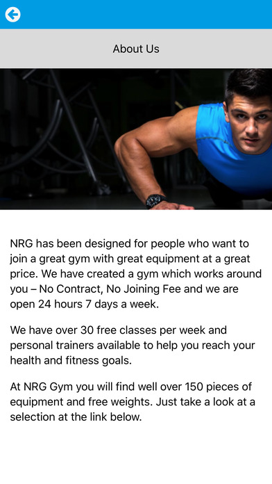 NRG Gym screenshot 3