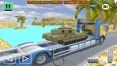 Off Road Cargo Trailer Truck Transporter 3D game screenshot 2