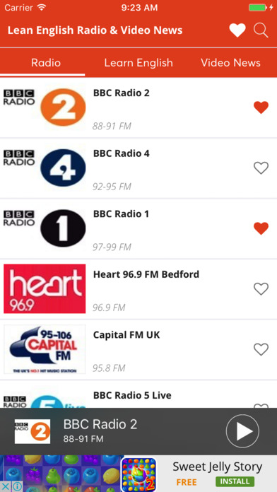 Learning English Radio, Video News, BBC 2 4 FM, AM screenshot 2