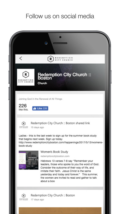 Redemption City Church - MA screenshot 3