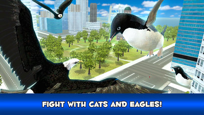 Penguin Bird City Survival Simulator 3D screenshot 2