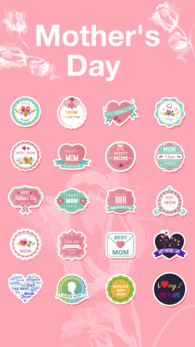 Cute Mother’s Day Sticker - Stickers for iMessage screenshot 2