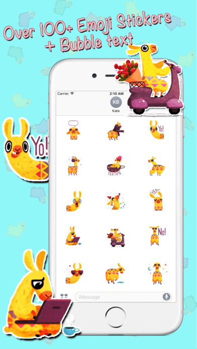 Alpaca Stickers Emojis Pack screenshot 2