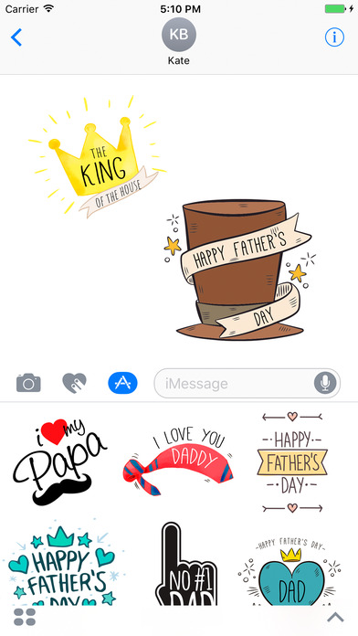 Happy Father Days Sticker Pack screenshot 2