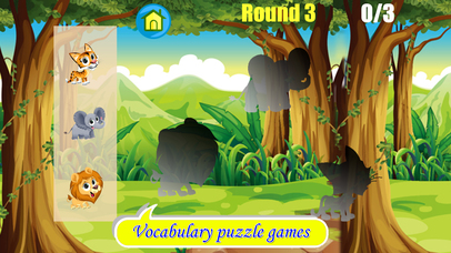 Animal Vocabulary - Learning English word puzzle screenshot 2