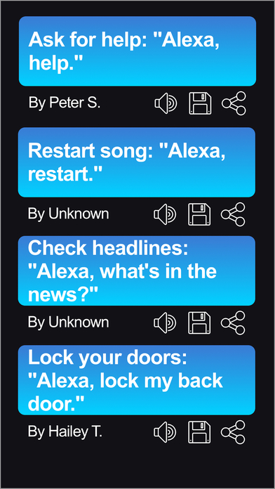 Commands for Amazon Alexa screenshot 2