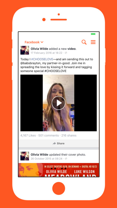 The IAm Olivia Wilde App screenshot 3