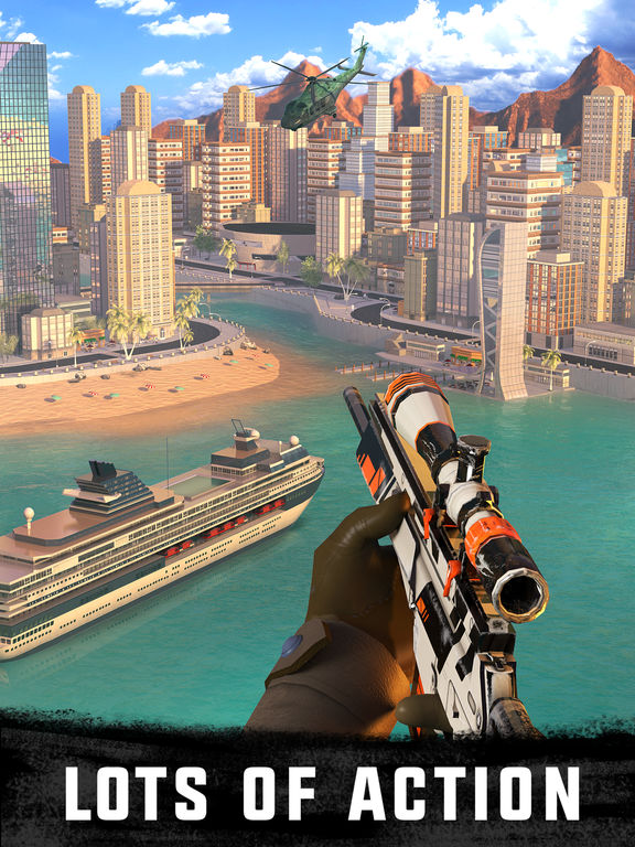 Screenshots of Sniper 3D Assassin Gun Shooter for iPad