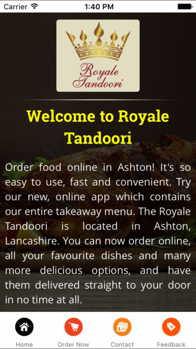 Royale Tandoori screenshot 2
