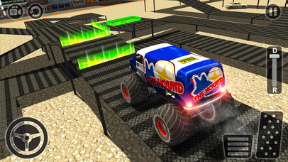 City Climb Monster Truck Hard Parking Simulator 3D screenshot 2