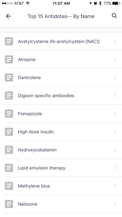 Poisoning & Drug Overdose Quick Reference screenshot 3