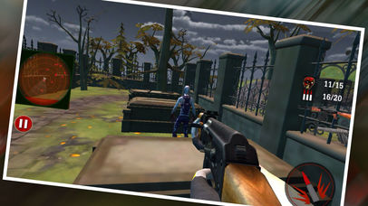 Zombies War Graveyard Shooter Pro screenshot 3