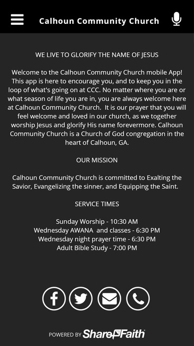 Calhoun Community Church screenshot 3