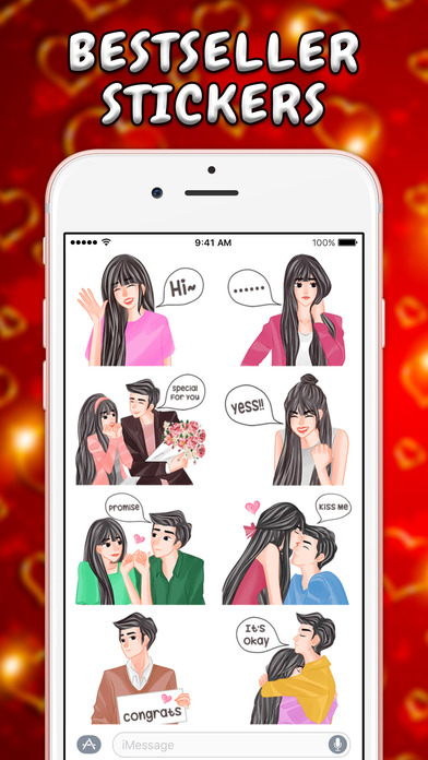 Couple Messages Stickers screenshot 3