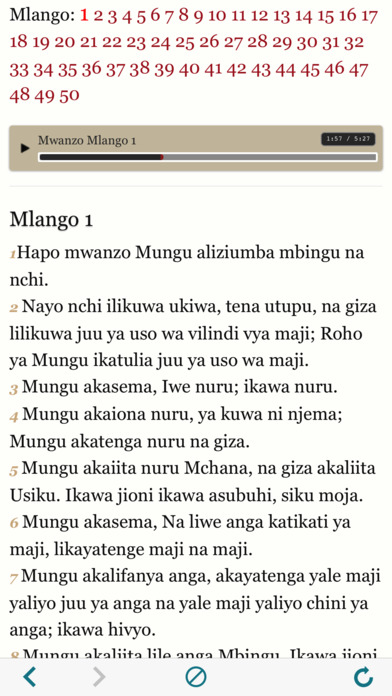 Biblia Takatifu : Bible in Swahili Audio book screenshot 2