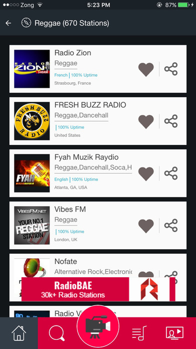 Reggae FM Music Radio Stations screenshot 2