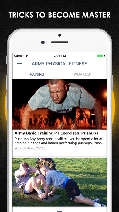 Army Physical Fitness - Programs, Workout screenshot 3
