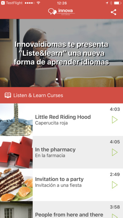 Listen&Learn spanish screenshot 2