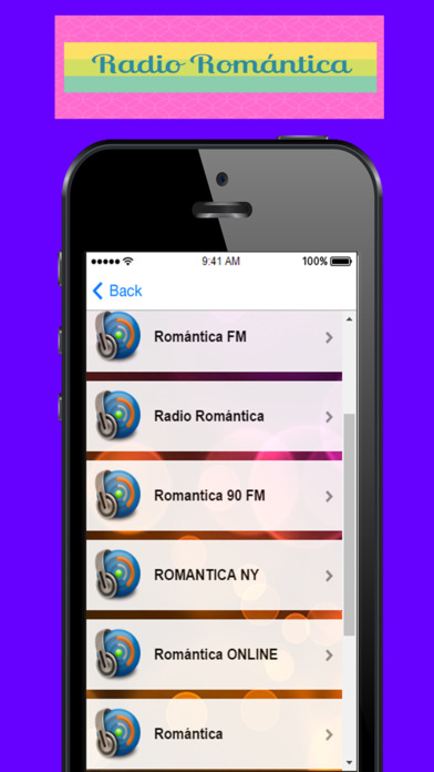 A+ Romántica Radio Musica screenshot 2