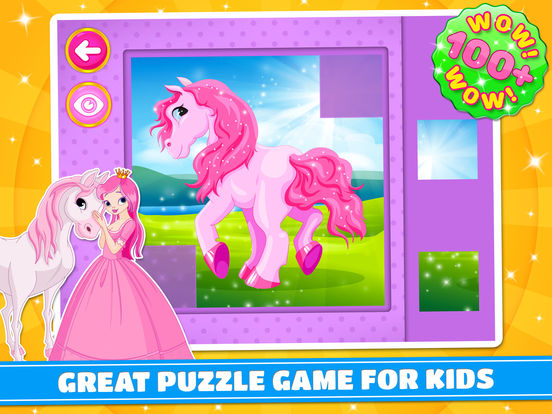 Cute Ponies & Unicorns Puzzles : Logic Game Cute Ponies & Unicorns Puzzles : Logic Game