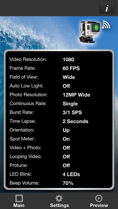 Remote Control for GoPro Hero 3+ Silver screenshot 2