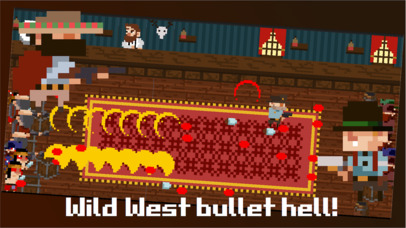 Tiny Wild West - Endless 8-bit pixel bullet hell screenshot 2