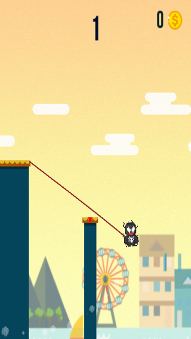 Spider Roll - Rope Swing Man Hero Endless screenshot 3