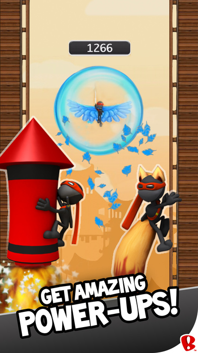 Screenshots of NinJump for iPhone